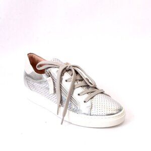 Vernissage 513a Multicolor Leather Lace-Up Zip Sneaker Shoes